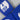 'Pro-Fit' Training Shin Instep Guards - Blue/White - 2TUF2TAP