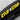 'Sting' Shin Instep Guards - Black/Yellow - 2TUF2TAP