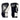 Adidas 'Hybrid 150' Boxing Gloves - Black/White