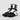'Sonic' Boxing Shoes - Black/White - 2TUF2TAP