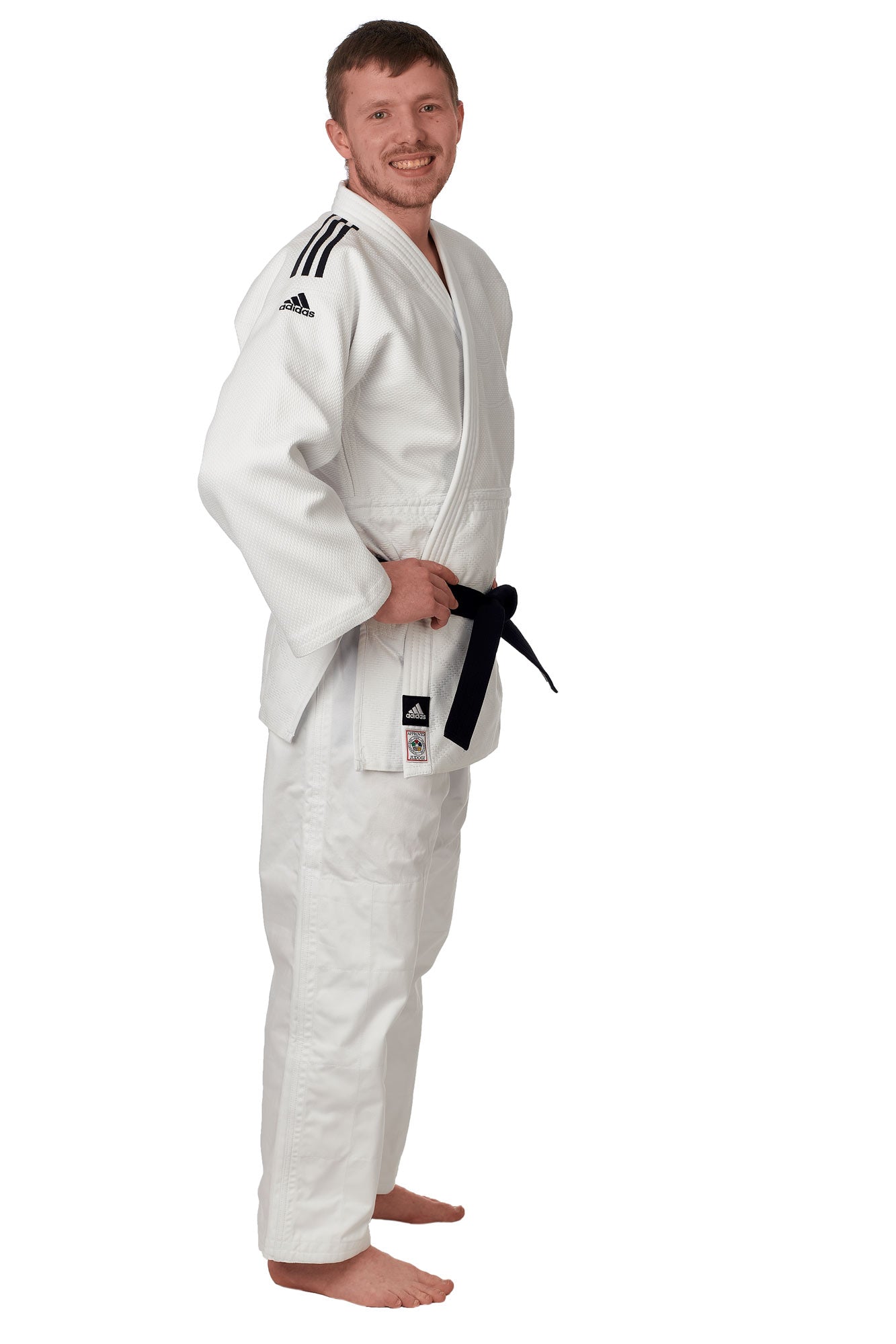 Judo Robe Adidas 'Champion II' Judo Gi Uniform - White/Blue – Octagon Fight Gear