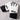 'Shield-11' Taekwondo Gloves - White/Black - 2TUF2TAP